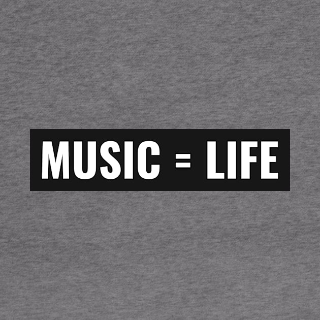 music is life by Harrington Supply Co.